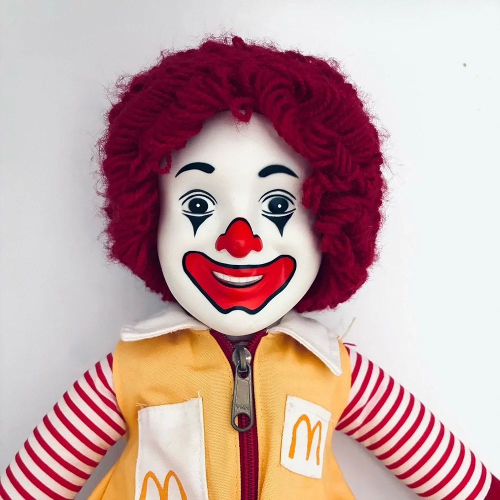 RARE New Vintage Clown RONALD MCDONALD, Doll, 1984, McDonald’s, 17 inch